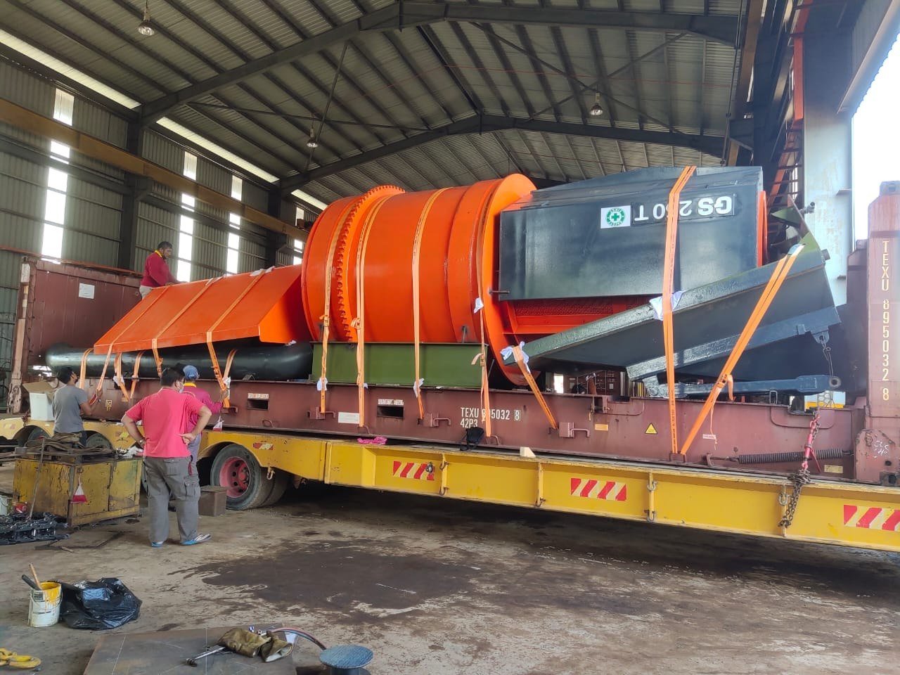 GS210T on flatbed